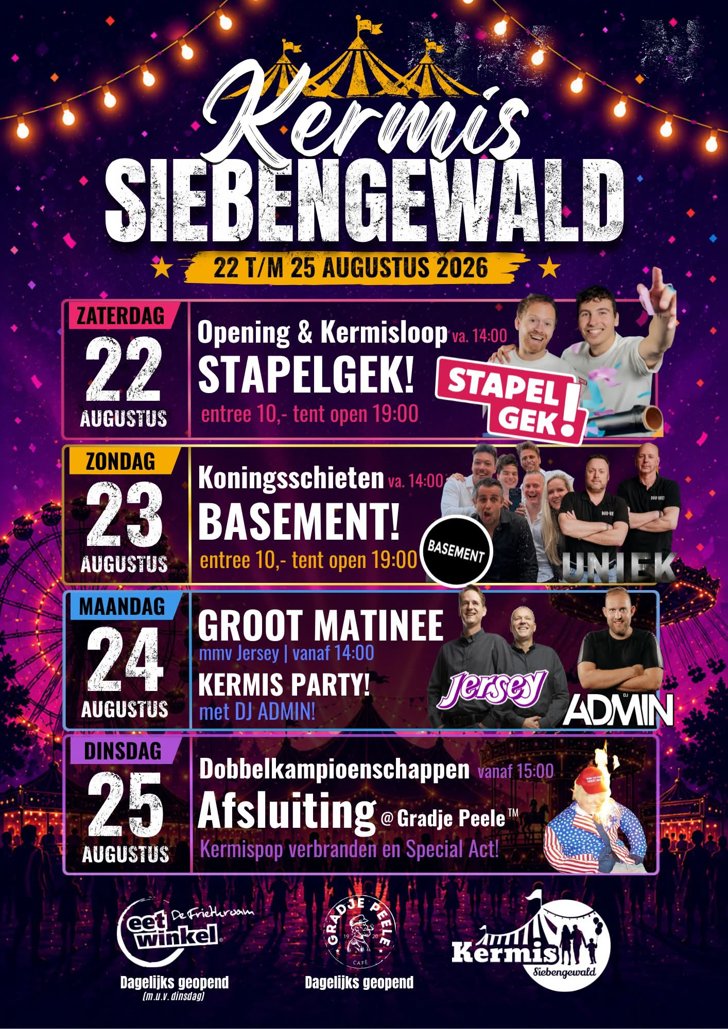 Kermis Siebengewald 2026